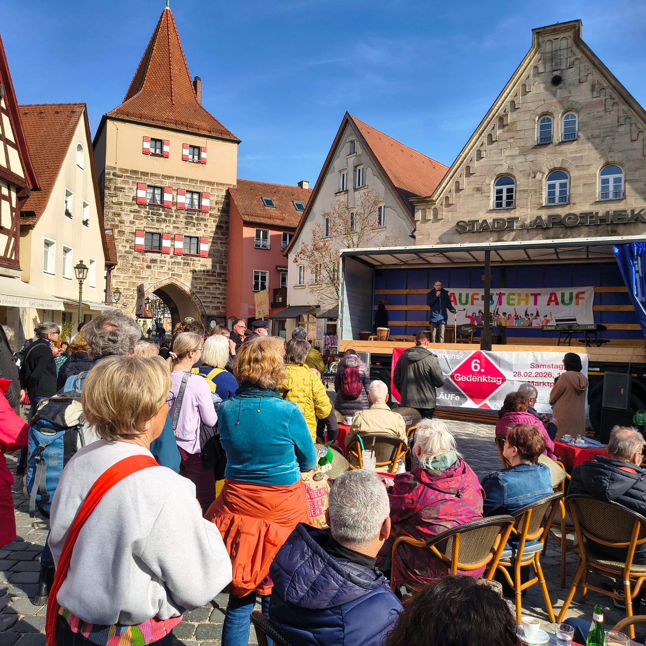 Michael Gross auf der Bühne