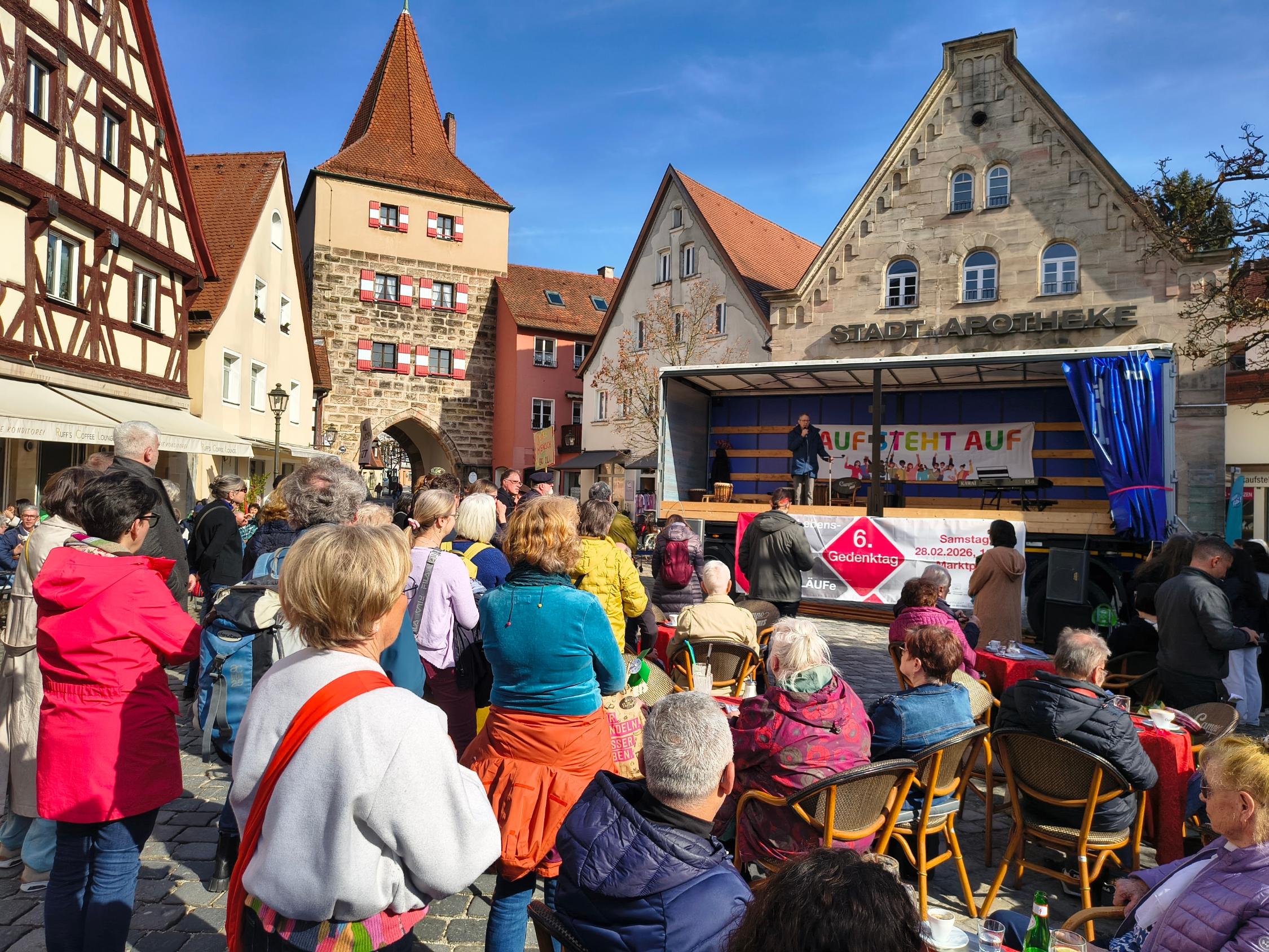 Michael Gross auf der Bühne