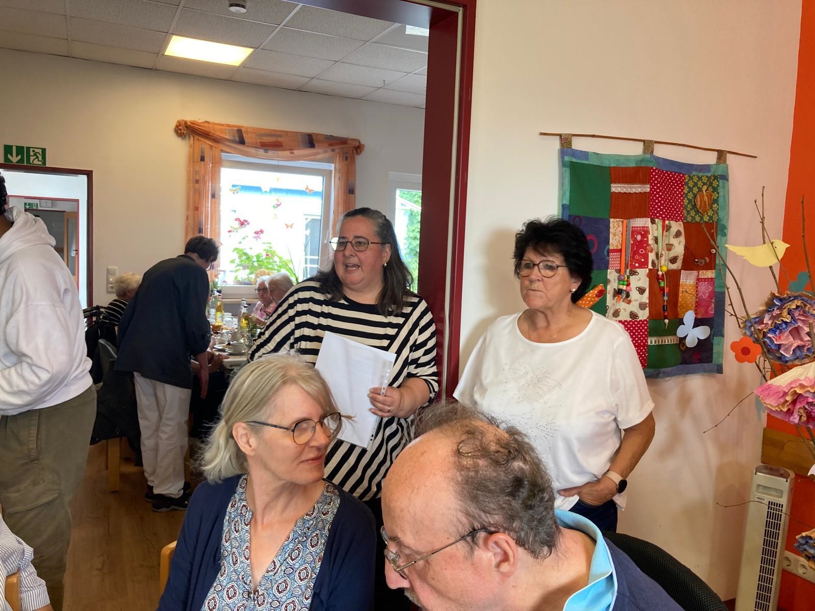 Sommerfest der Tagespflege Schnaittach bei Regen